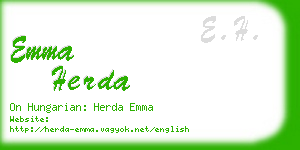 emma herda business card